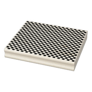 Tiny Chequerboard Pattern Rubber Stamp