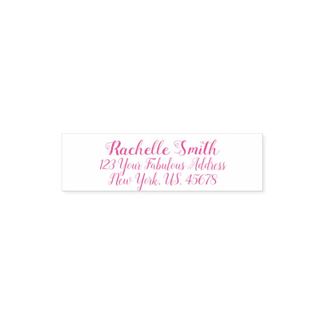 Tiny Cute Return Address Self-inking Stamp (Design)