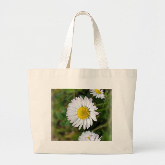 Tiny daisies large tote bag (Front)