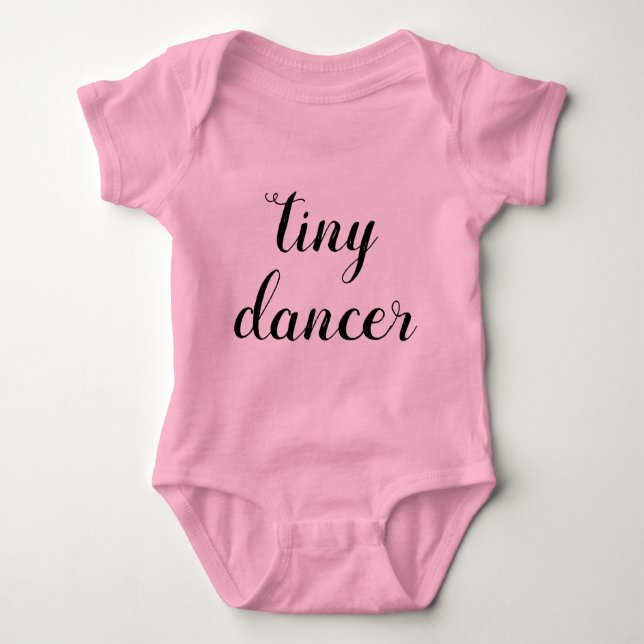 Tiny Dancer | Baby Girl Dance Baby Bodysuit (Front)
