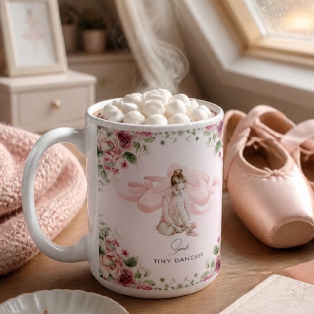 Tiny Dancer Ballerina Personalised Mug (Creator Uploaded)