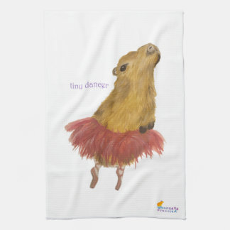 Tiny Dancer Capybara Tea Towel