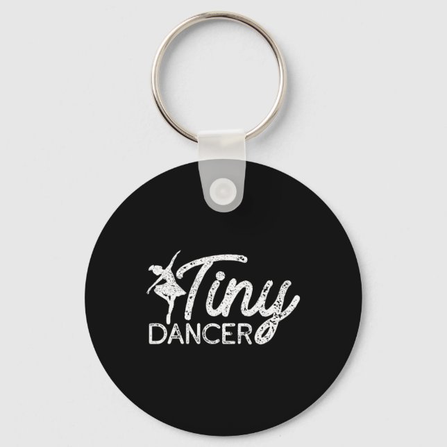 Tiny Dancer Cute Dance Boys Girls Salsa Ballet Dan Key Ring (Front)