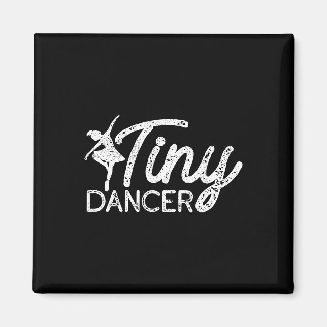 Tiny Dancer Cute Dance Boys Girls Salsa Ballet Dan Magnet (Front)