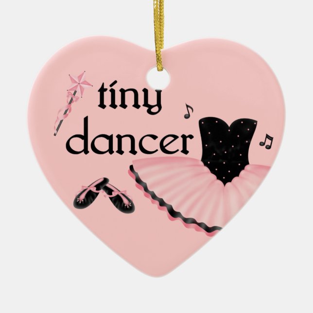 Tiny Dancer Photo Ornament (Front)