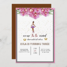 Tiny Dancer Pink Floral Ballet Birthday Party