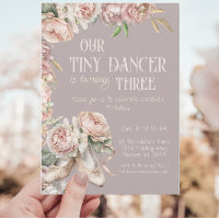 Tiny Dancer Purple Ballerina Birthday