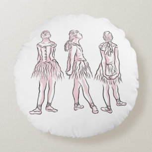 Tiny Dancer  Round Cushion