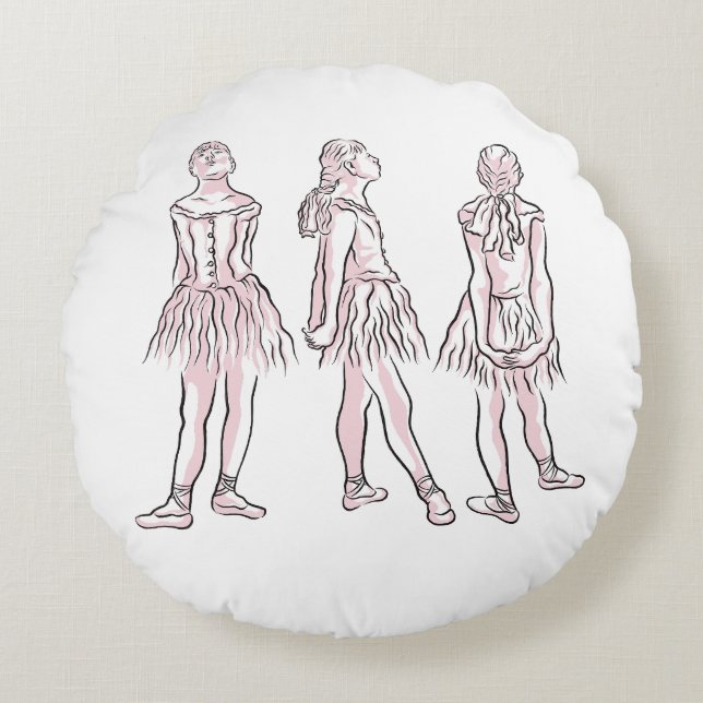 Tiny Dancer  Round Cushion (Front)