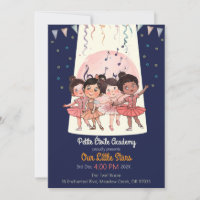 Tiny Dancers Recital Invite – Custom Studio