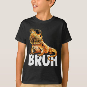 Tiny Dinosaur Bruh Bearded Dragon Lover T-Shirt