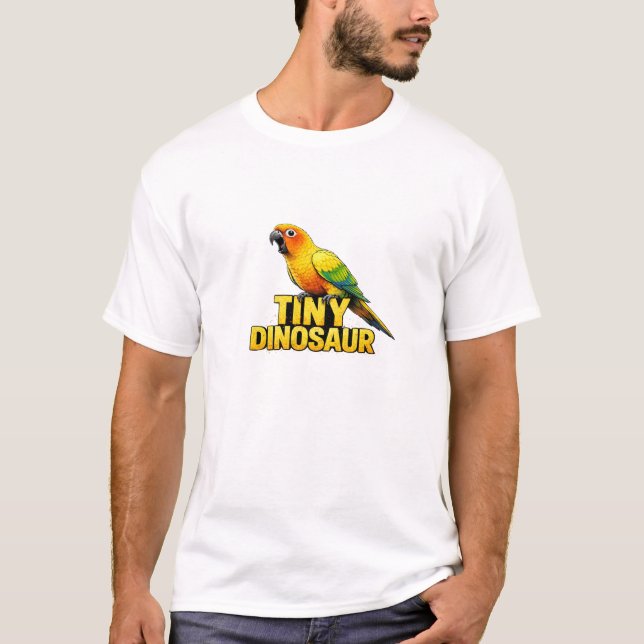 Tiny Dinosaur Sun Conure T-Shirt (Front)