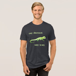 Tiny Dinosaur, Very Scary Tri-Blend Shirt