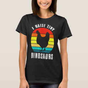 Tiny Dinosaurs Chicken Farmer T-Shirt