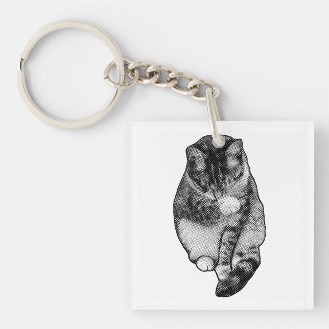 Tiny Dot Calm Key Ring (Front)