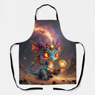 Tiny Dragon, Big Time Energy – The Ember Clockling Apron