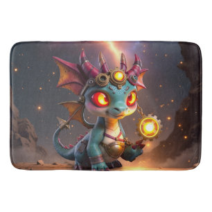 Tiny Dragon, Big Time Energy – The Ember Clockling Bath Mat