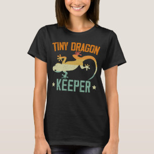 Tiny Dragon Keeper Reptile Leopard Gecko  Lizard   T-Shirt