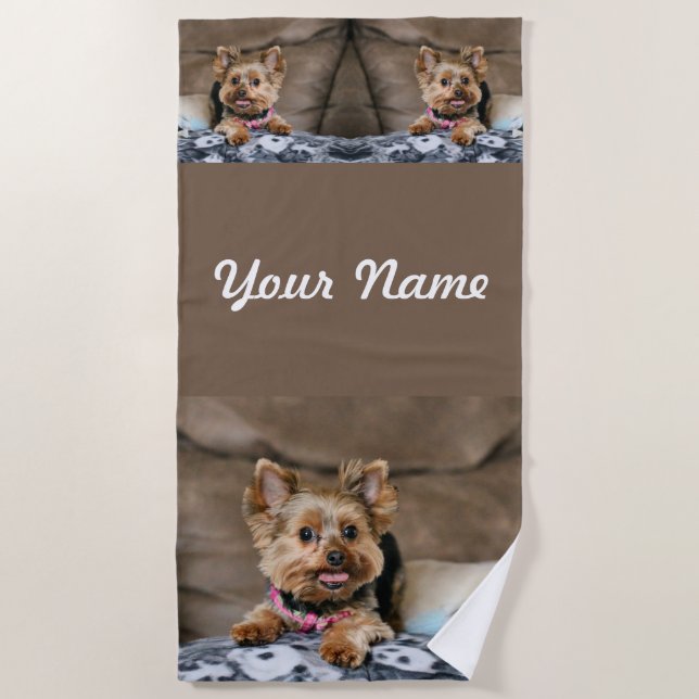Tiny Dynamo   Beach Towel (Front)