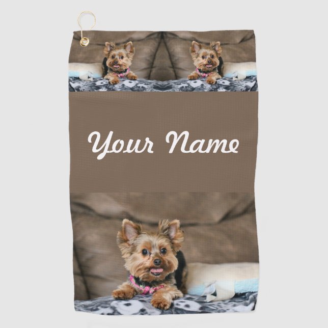 Tiny Dynamo  Golf Towel (Front)