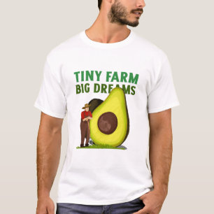 Tiny Farm Big Dreams Small Homesteading T-Shirt