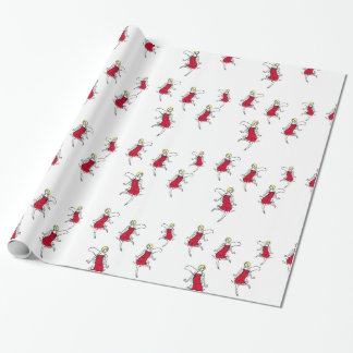 Tiny Flapper brigade, roaring twenties gift wrap