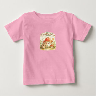 Tiny Forest Mushroom Baby Shirt Cute Woodland