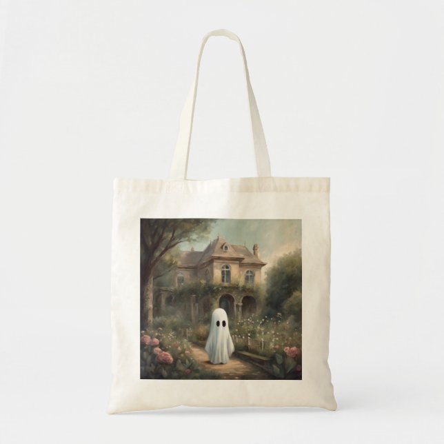 Tiny Ghoul of the Manor Tote Bag (Front)