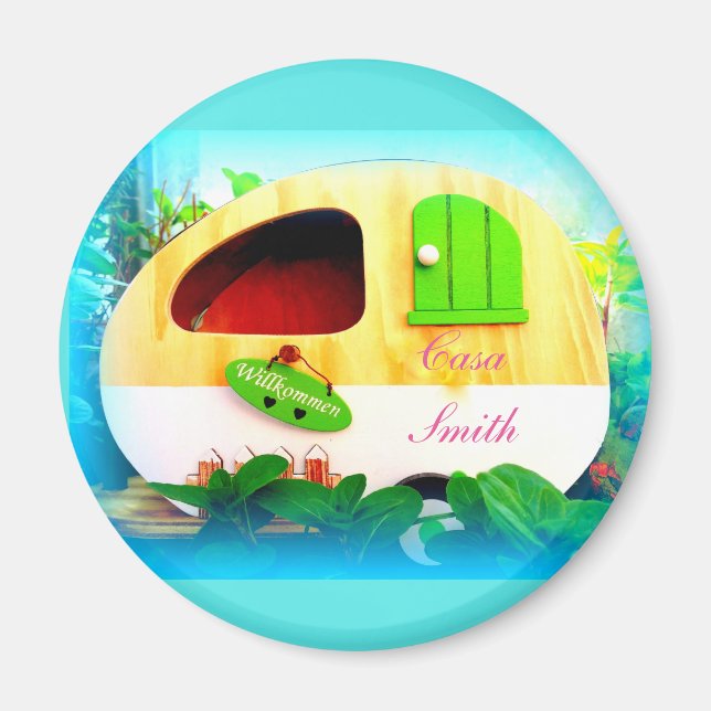 Tiny gypsy casa magnet (Front)