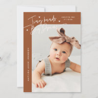 Tiny Hands Big Dreams Script Terracotta Birth