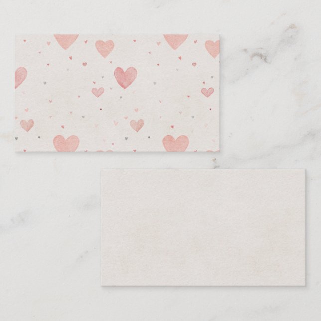 Tiny Hearts Enclosure Card (Front/Back)