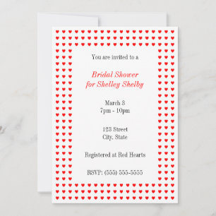 Tiny Hearts Invitation