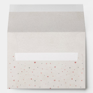 Tiny Hearts Pattern Envelope