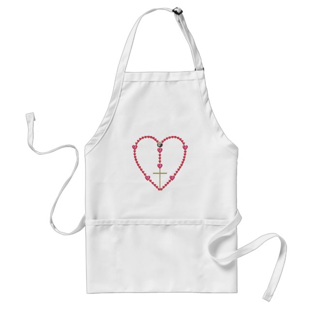 Tiny hearts Rosary Standard Apron (Front)