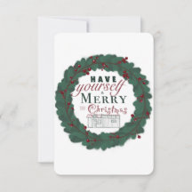 Tiny house Christmas Card