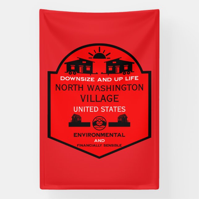 Tiny House Communities Editable Banner (Vertical)