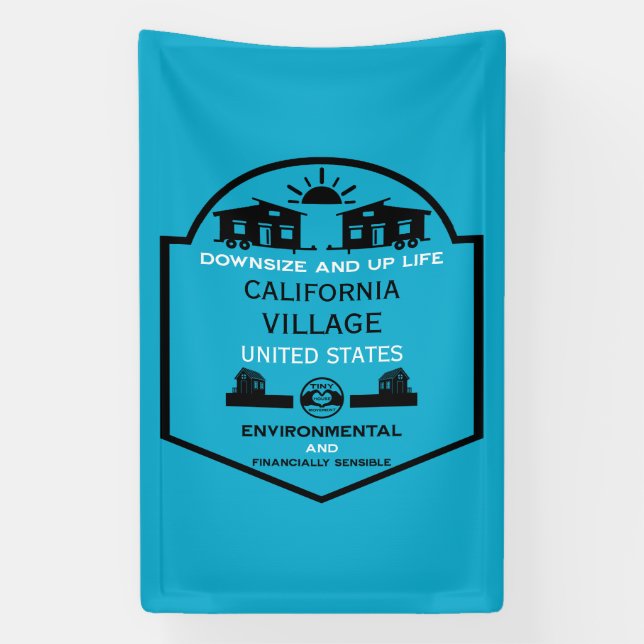 Tiny House Communities Editable Banner (Vertical)