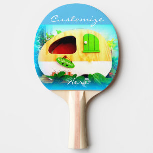 Tiny house gypsy caravan ping pong paddle