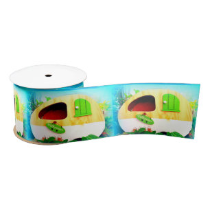tiny house gypsy caravan satin ribbon