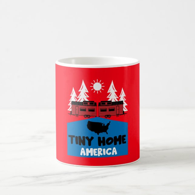 Tiny House Home America Coffee Mug (Center)