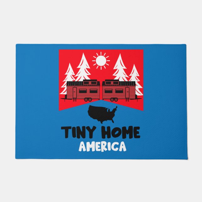 Tiny House Home America Doormat (Front)