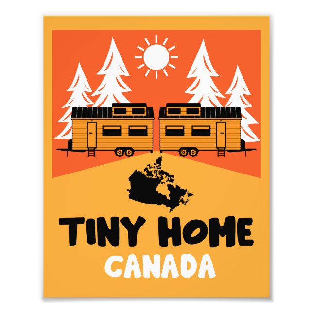 Tiny House Home Canada Photo Print (Front)