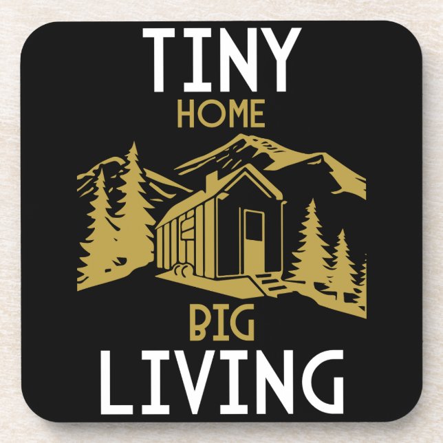 Tiny House Home Decor  Coaster (Front)