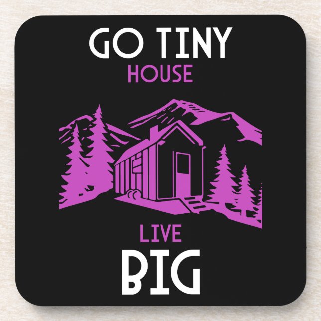 Tiny House Home Decor  Coaster (Front)