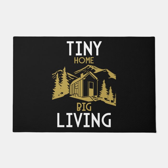 Tiny House Home Decor  Doormat (Front)