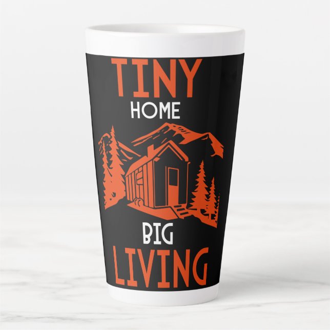 Tiny House Home Decor  Latte Mug (Front)