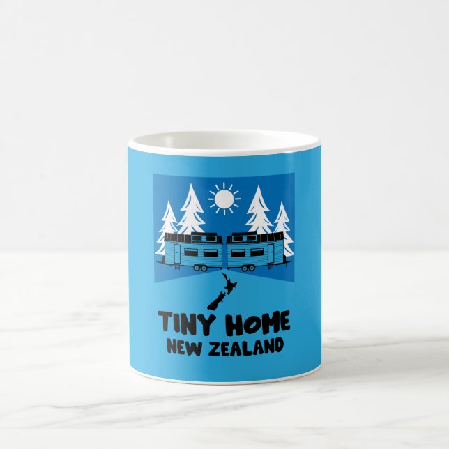 Tiny House Home New Zealand Coffee Mug (Center)
