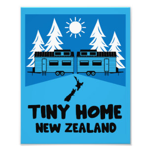 Tiny House Home New Zealand Photo Print