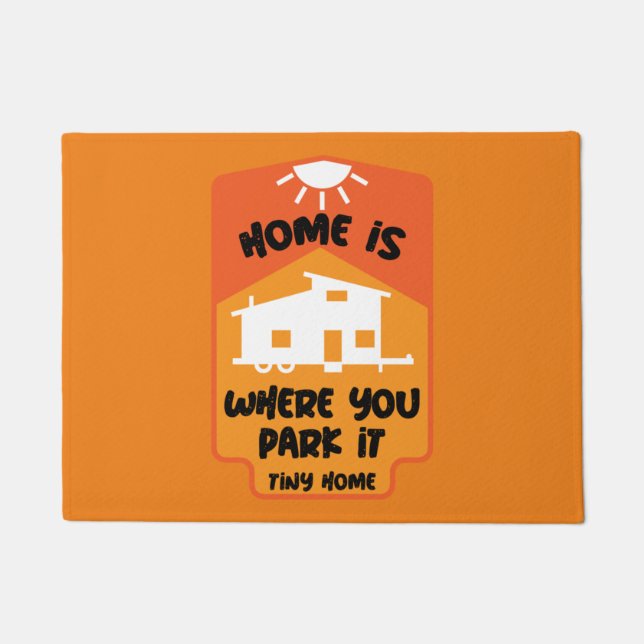 Tiny House Living - Tiny Homes  Coaster Doormat (Front)