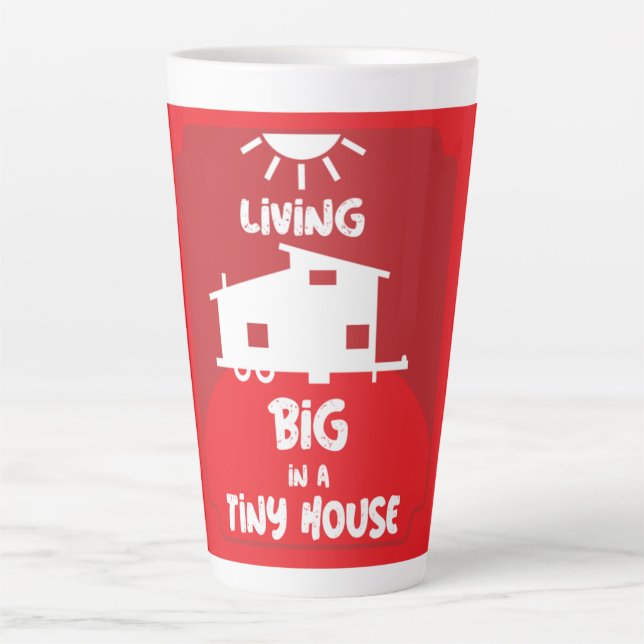 Tiny House Living - Tiny Homes    Coaster Latte Mug (Front)